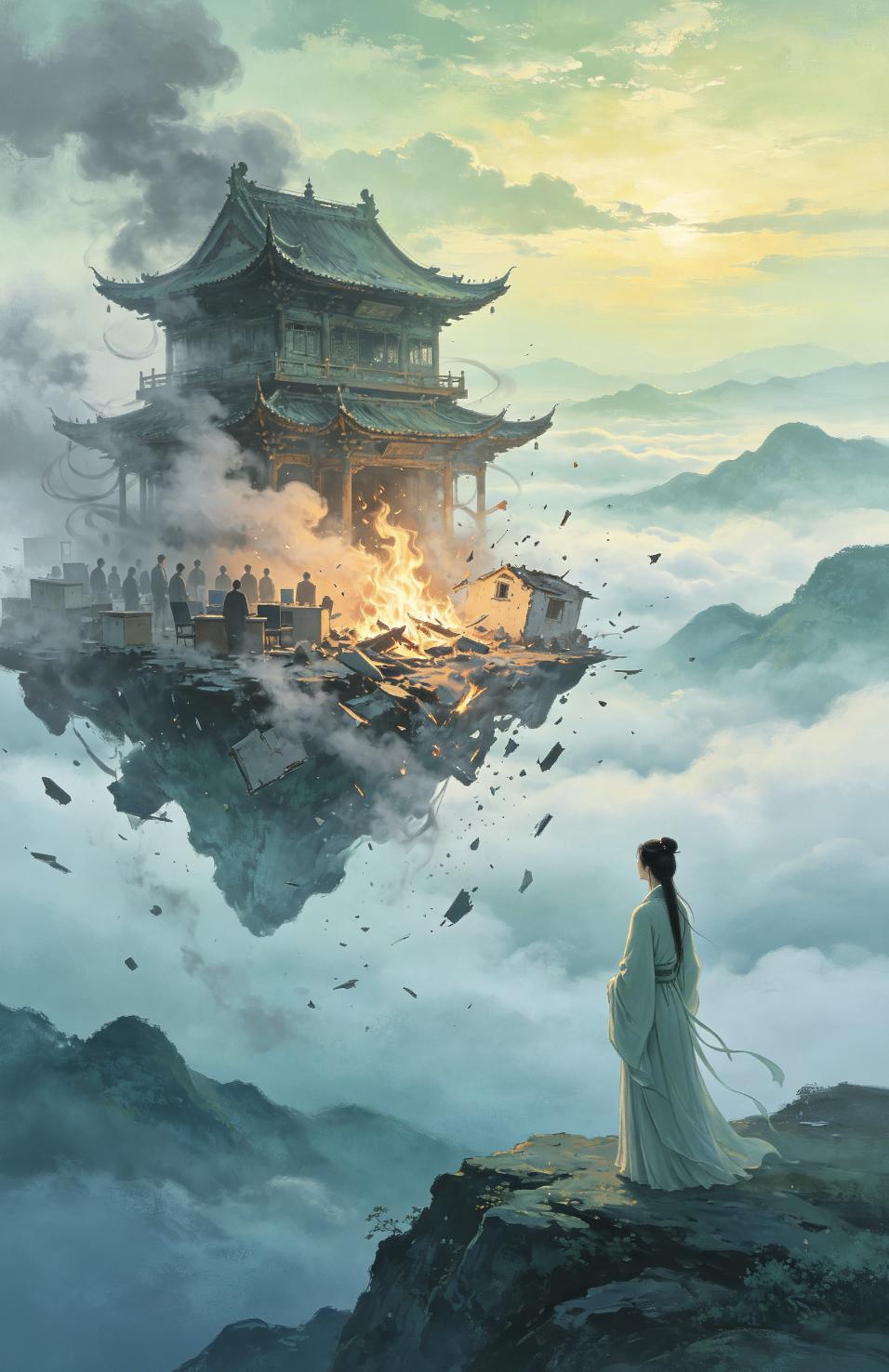 “离火焚旧巢，坎水洗浊身”从道家讲，一个人要转大运，身体和生活会先替你把门踹开