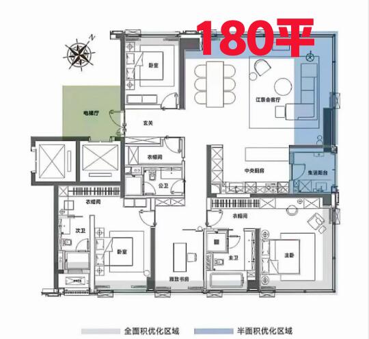 长江中心，新品上市，180平热门，价格说下