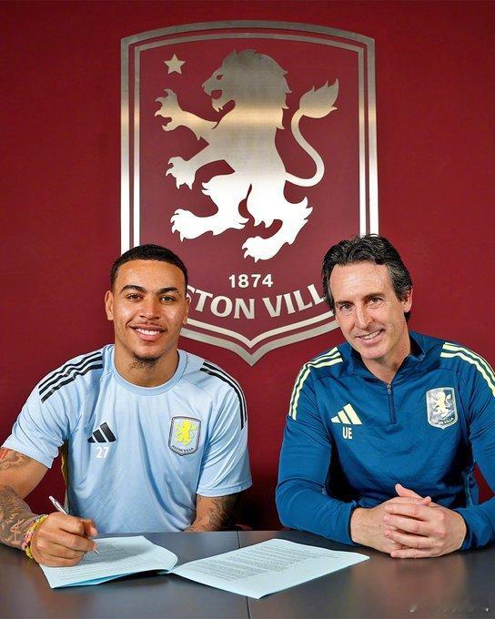 【官方】阿斯顿维拉与23岁的摩根-罗杰斯续约至2031年夏天，去年2月从米堡加盟