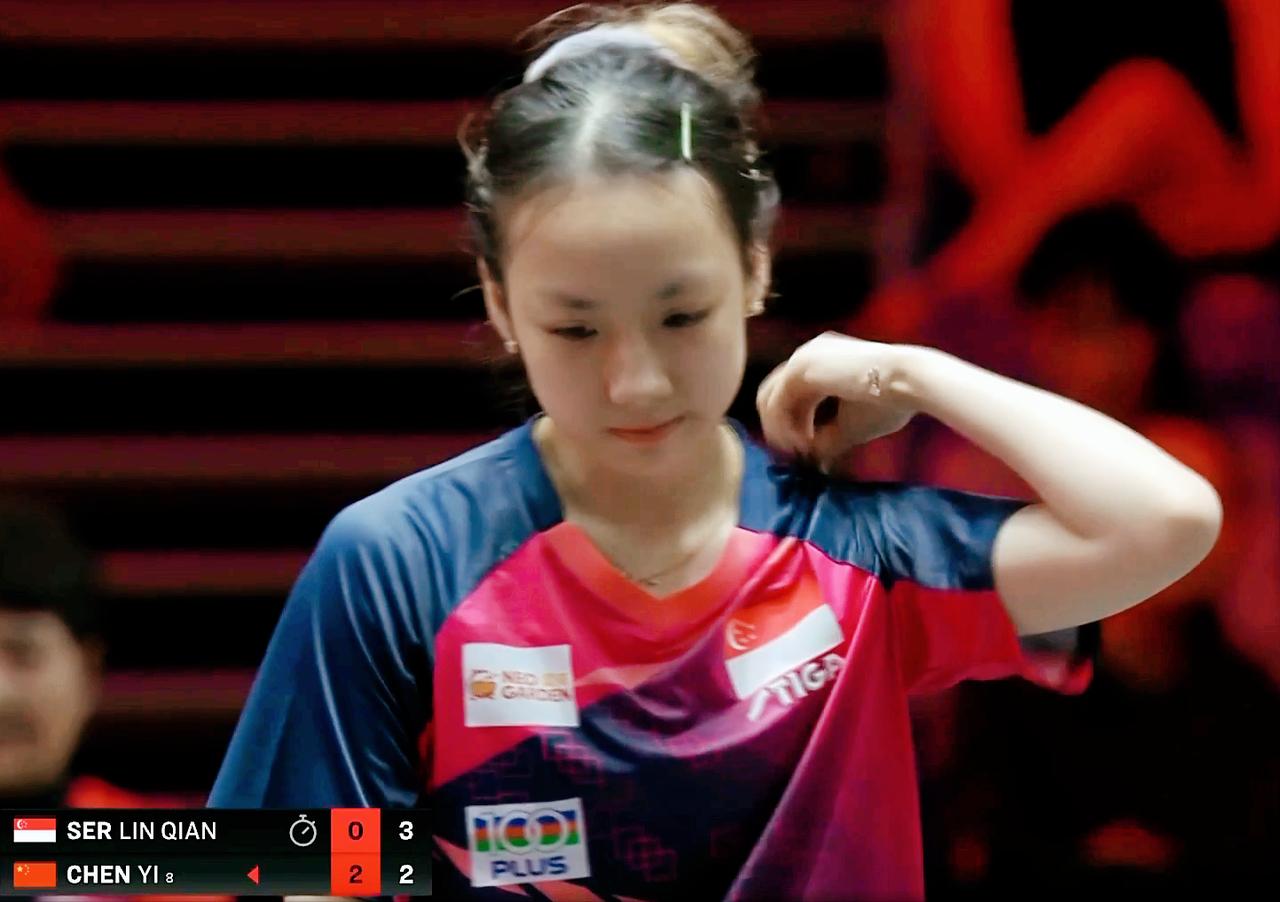 好消息！陈熠3:0拿下对手，坏消息，16强对手是桥本帆乃香！前两局陈熠失误