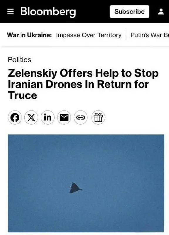 美国彭博社报道称，乌克兰总统泽连斯基向海湾国家提议，如果海湾些国家能说服俄罗斯达