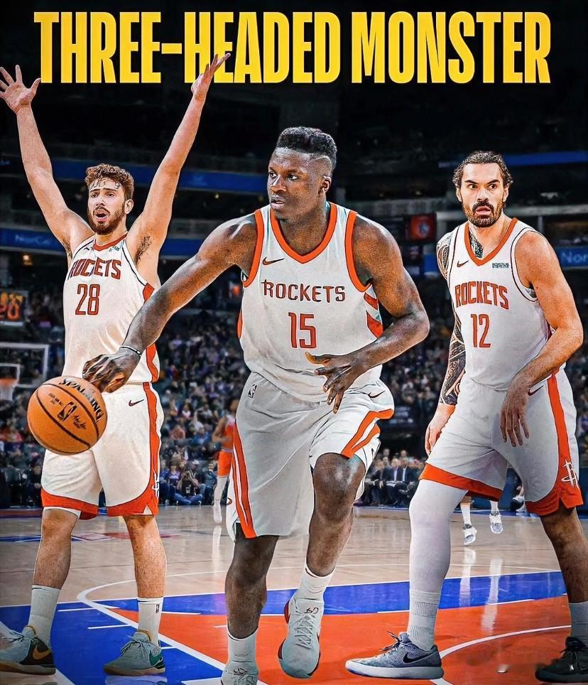 要说火箭拥有全联盟最出色的中锋轮换深度！不夸张吧？亚当斯：联盟前场篮板王，场