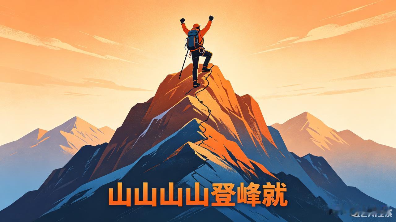 上联：水水水水到渠成下联: 山山山山登峰就