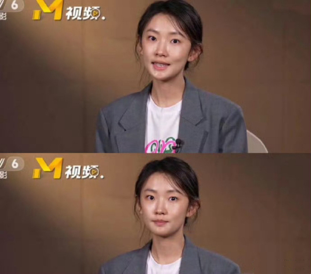 这才是老实的姑娘，人家说上央视得素颜，她就真的顶着个冒油光的大素脸去了……