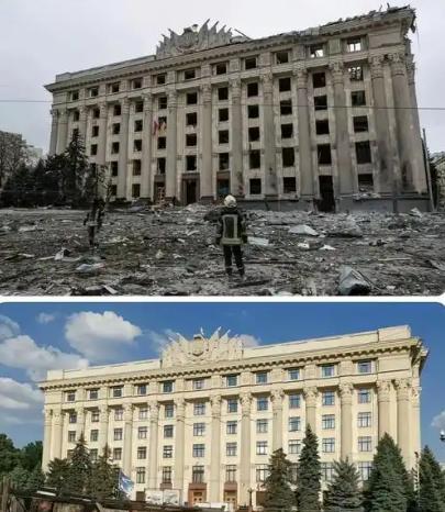 对于乌克兰来说，即使战争明天结束，也要用至少100年才能恢复到3年前的状态。战前