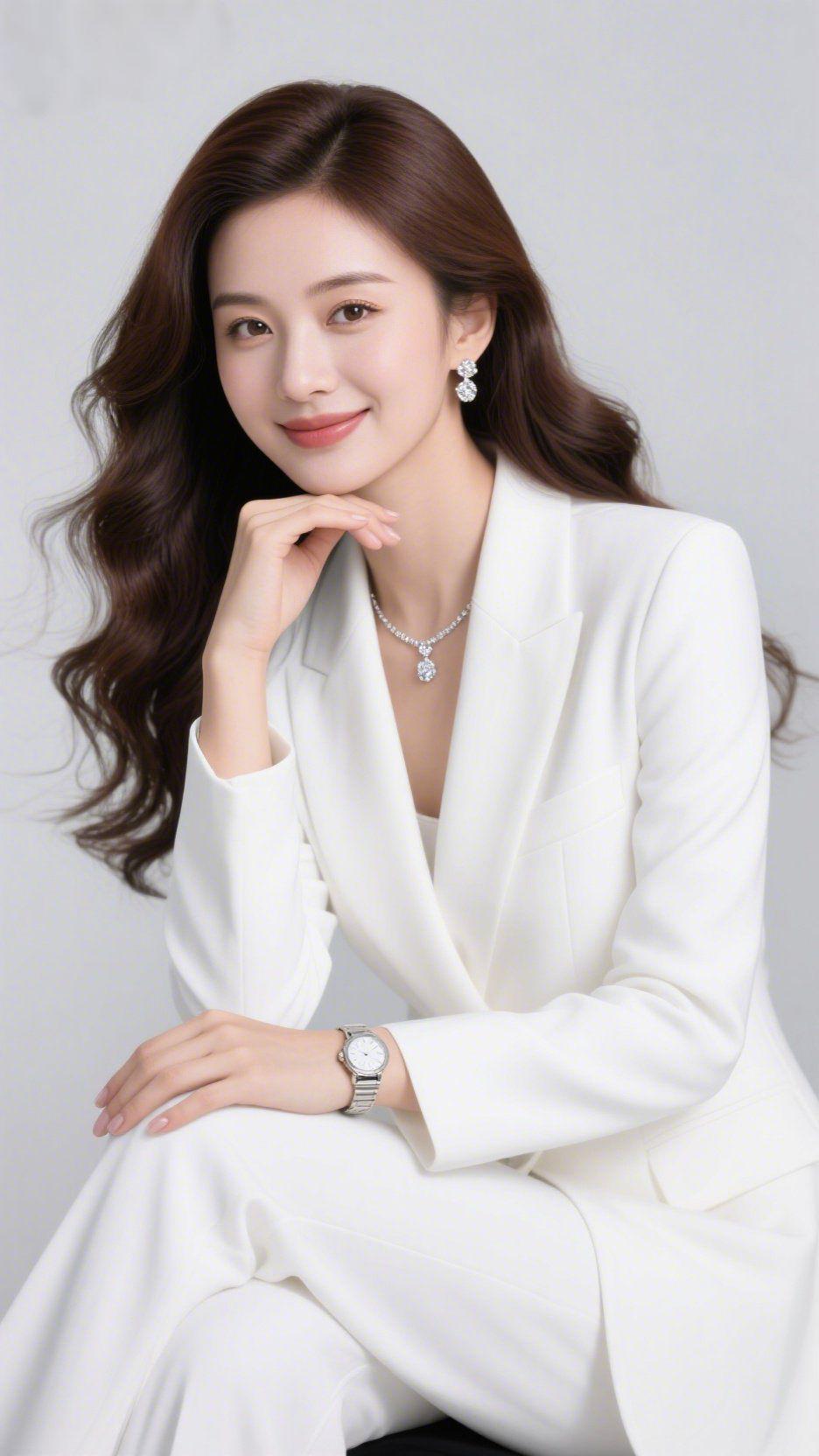 温柔亦有锋芒一袭白衫，揽尽清宁与果敢。时光磨不去眼底的温柔，却也沉淀出骨子