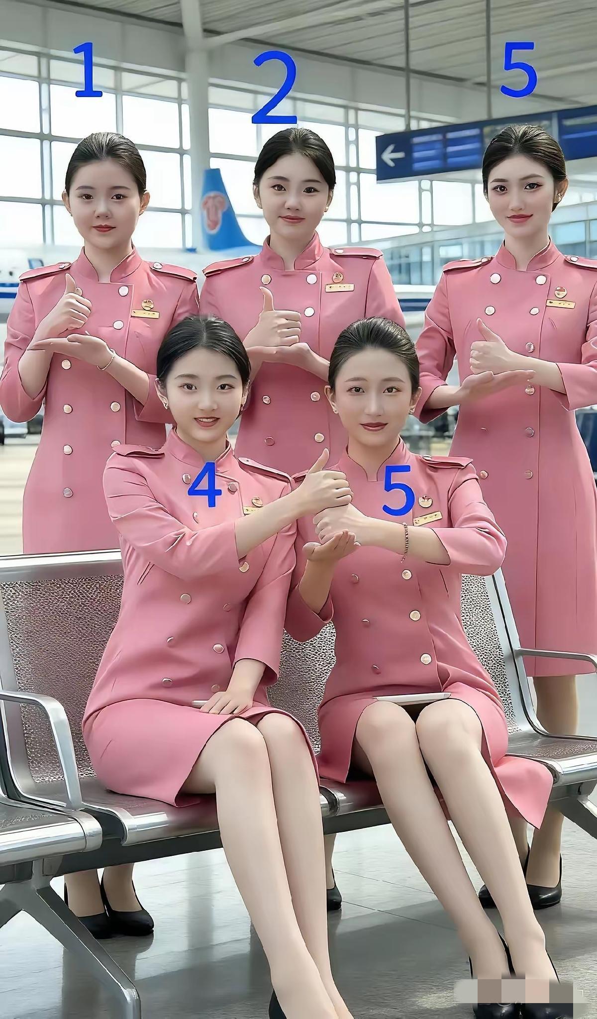 选4号不会错，人长的青纯，让人迷惑之感，很想拥有的心情