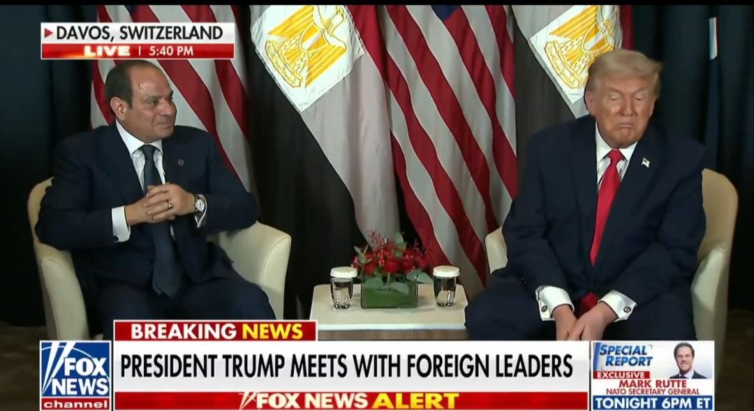 川普在会见埃及总统塞西时誓言，如果哈马斯不解除武装，他将把哈马斯从地球上彻底抹去