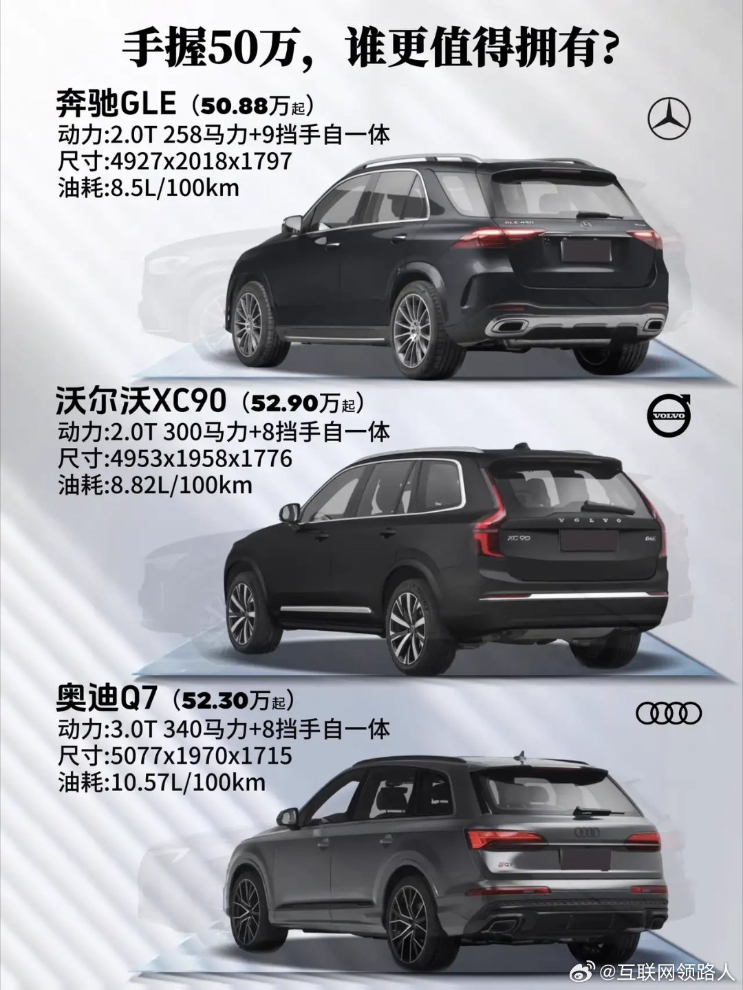 手握50万，哪款车更值得拥有？​​​