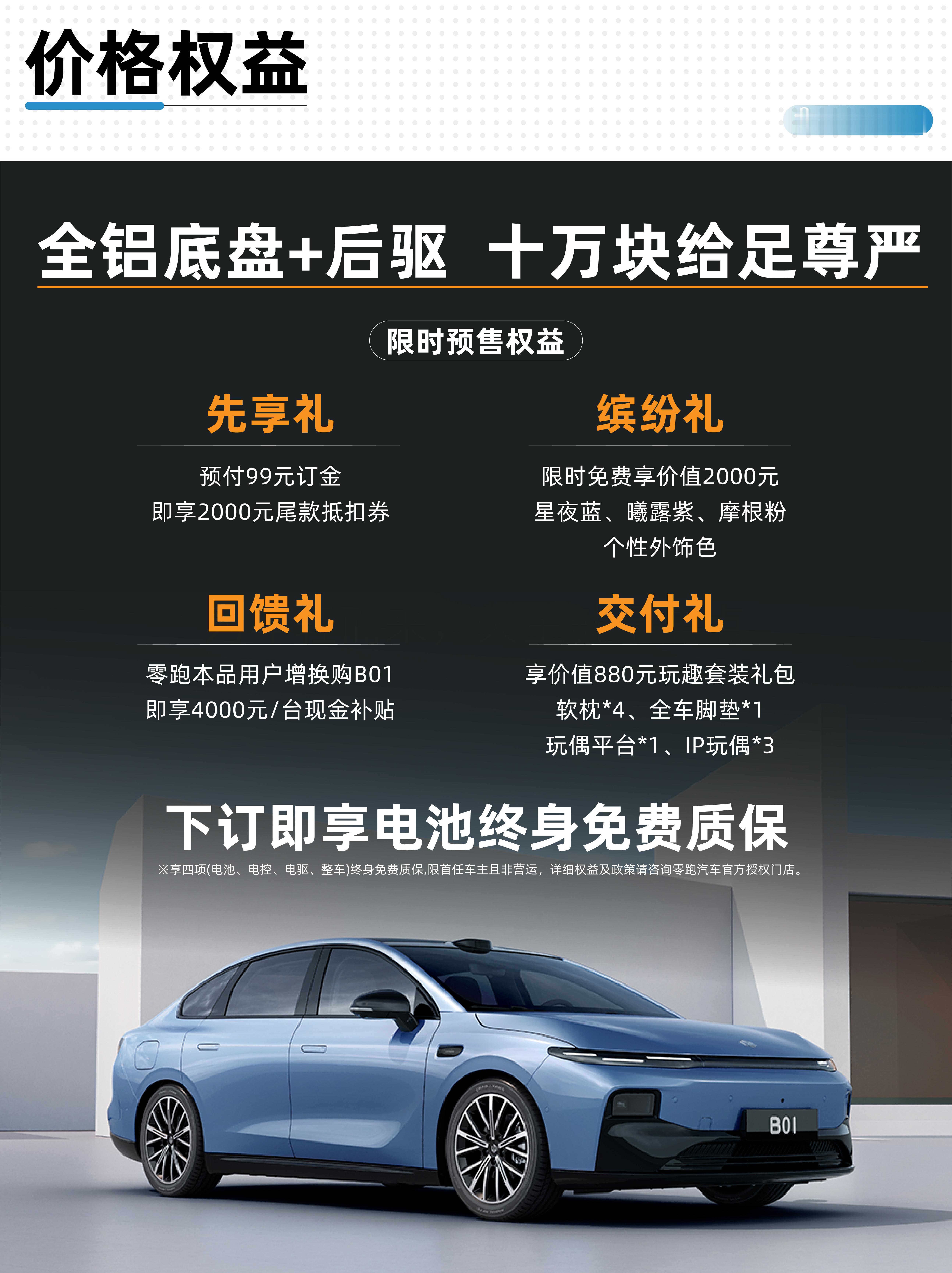 零跑B01还是太全面了价格8.98万到11.98万。这个价位买车的人最多，零跑