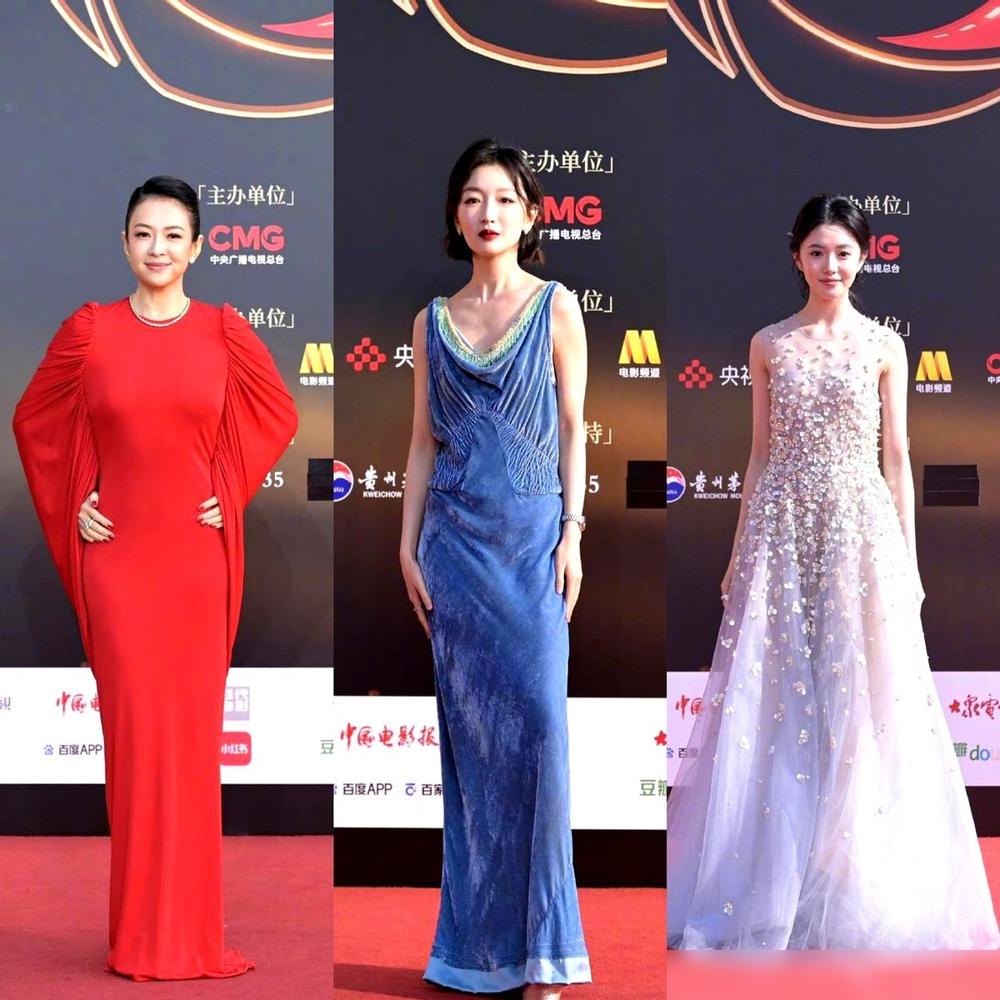 刚过去的CMG中国电影盛典，三代谋女郎同框了。章子怡拿了年度剧情电影女演员，