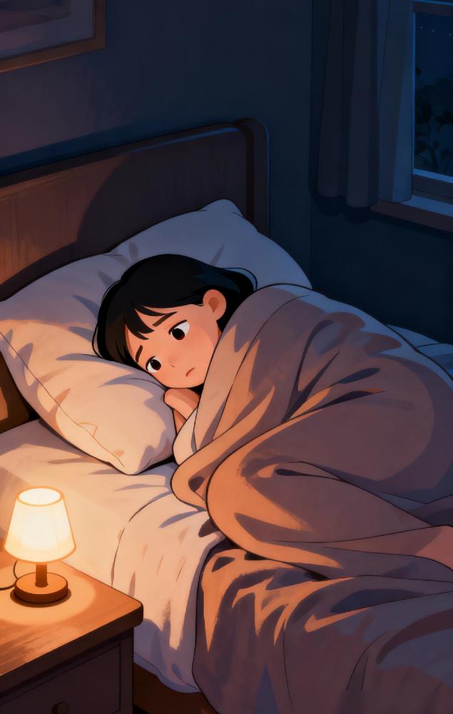 一个成年人最好的自律：睡前放过自己。​失眠不是病。​是心和脑在打架。​