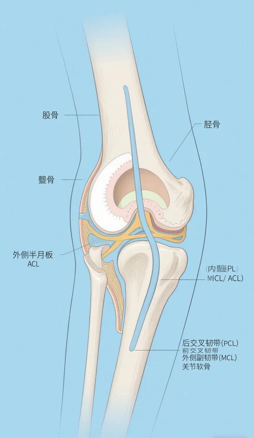 膝关节为什么会痛？膝关节是人体最大、最复杂的承重关节，日常行走、跑跳都依赖它