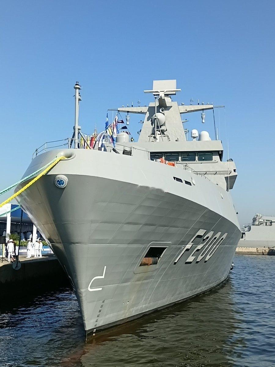 塔曼达雷号护卫舰（F200）正式编入巴西海军。这是该国建造的新型舰级首艘舰艇，其