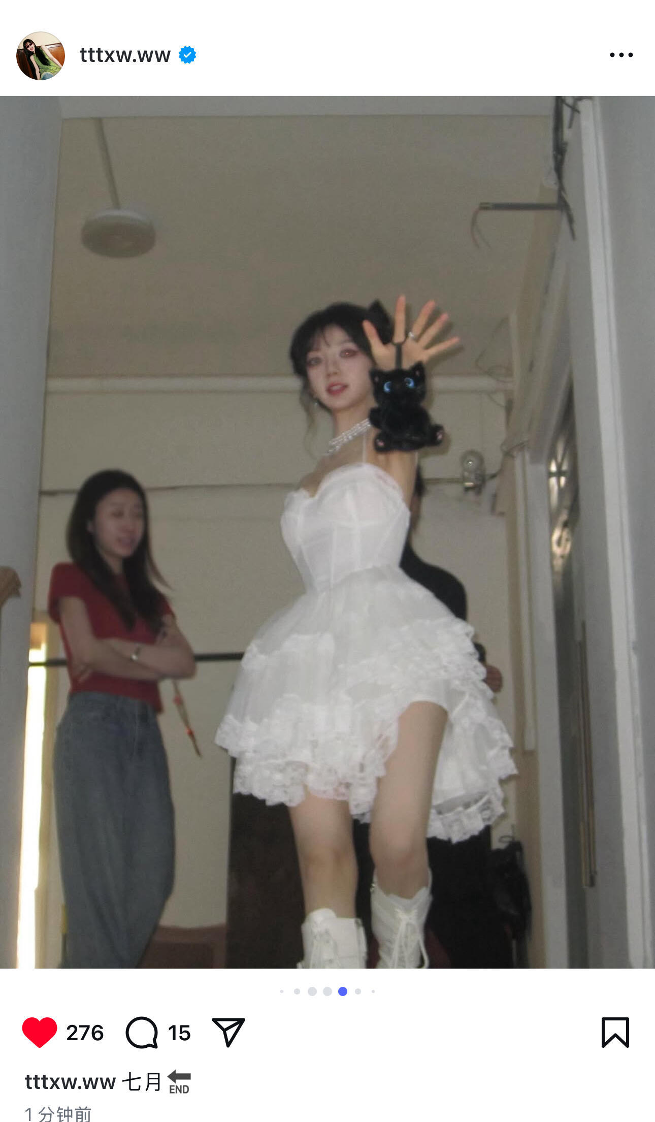 田曦薇的头发竟然已经这么长了！​​​