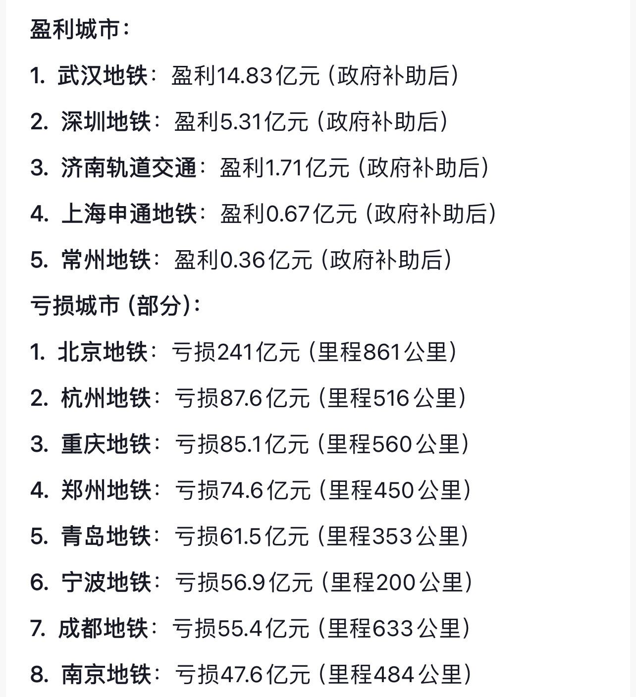 武汉地铁怎么做到这样的盈利的，好厉害