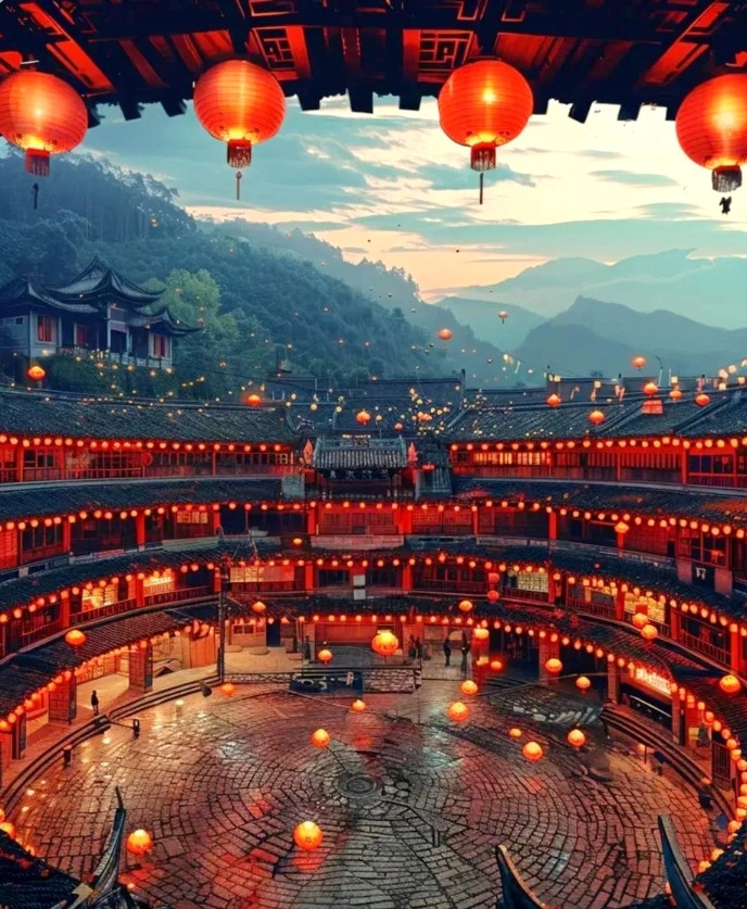 “椿去湫来，海棠花开”成都土楼，梦回大鱼海棠