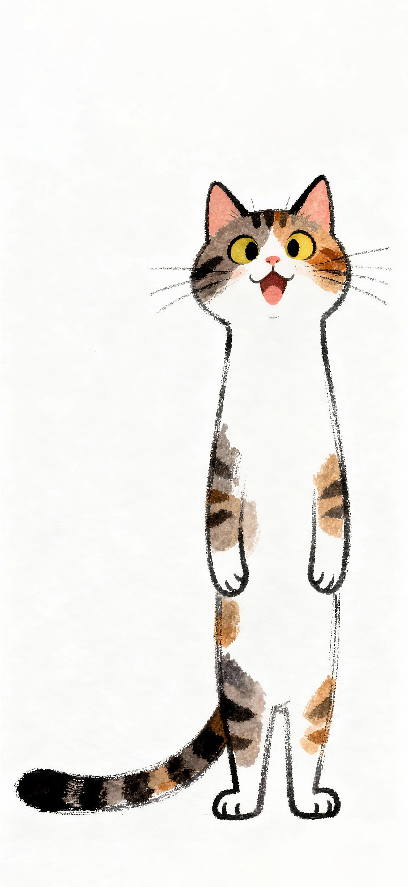 换个手机壁纸，睡觉～🐈