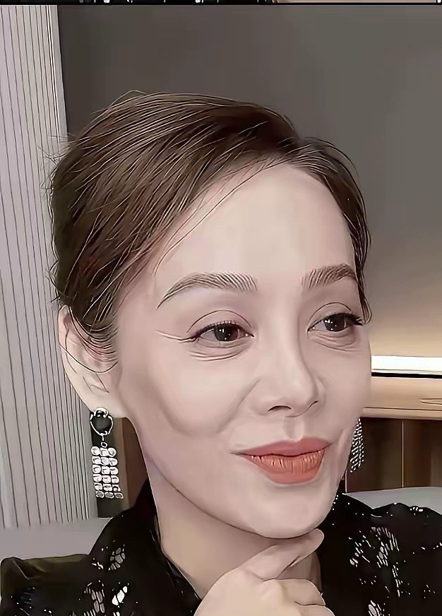 天哪！怎么突然变得这么丑了？这模样看着怪渗人的。以往总觉得宁静很美，脸蛋、身材，