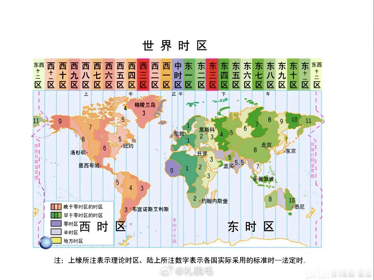 我国横跨四个时区但是统一用北京时间（大舅居然不知道