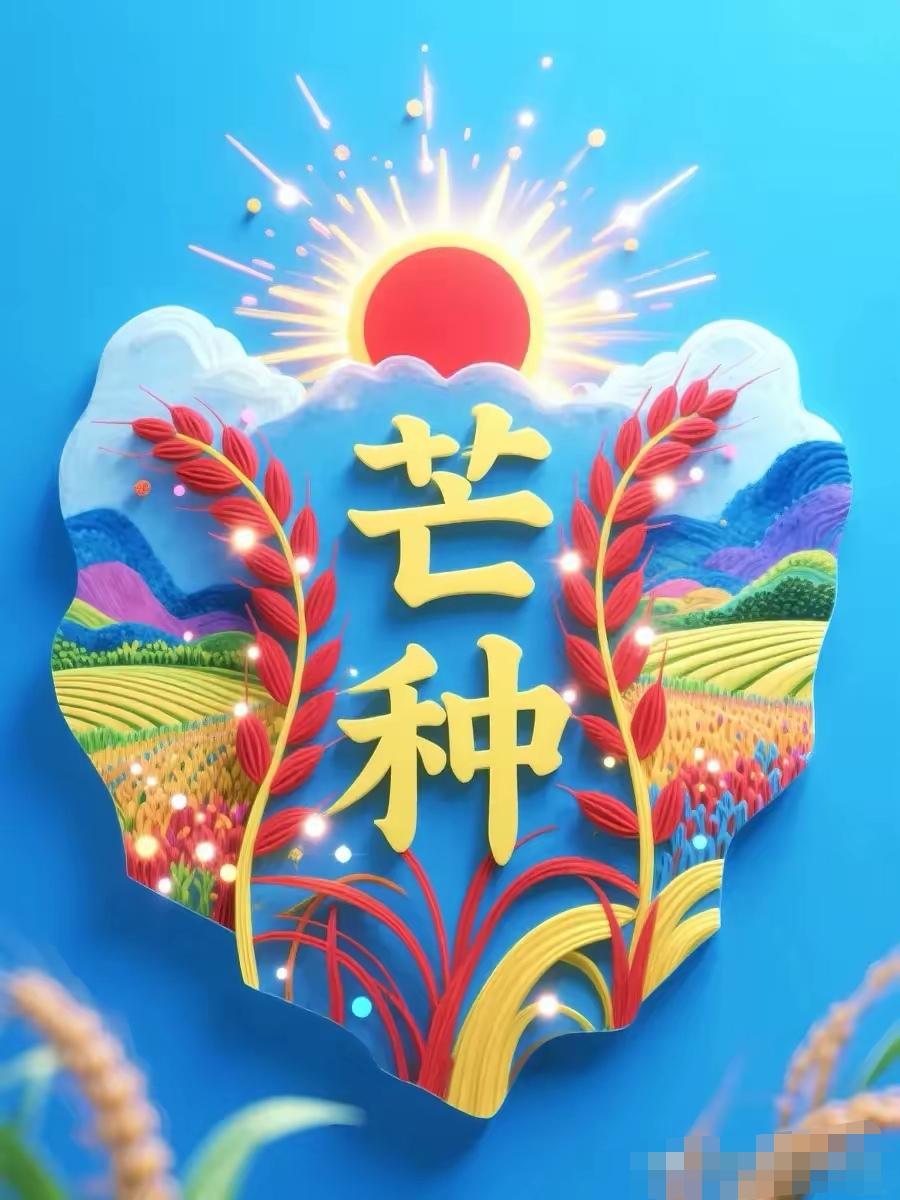 6月5日农历四月二十 星期五芒种节气农历四月二十芒种落地，各类民俗浸润