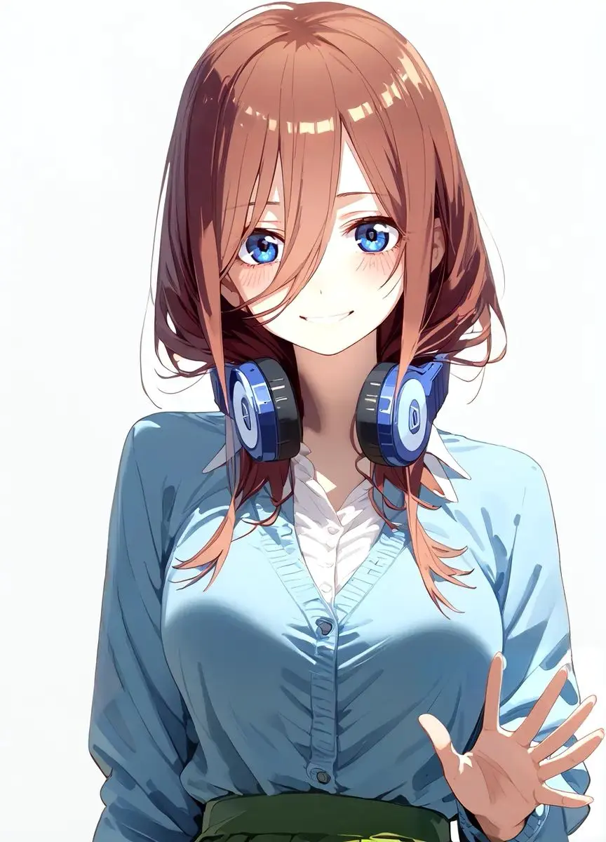 中野三玖 五等分的花嫁 动漫 二次元 插画
