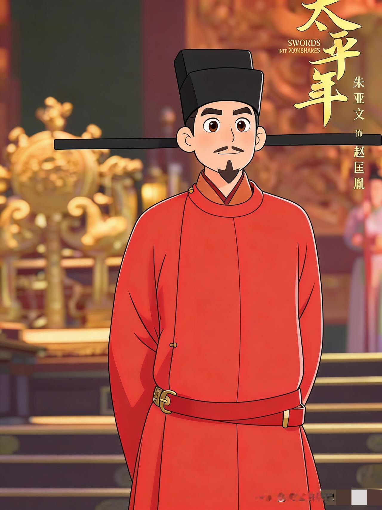 北宋乾德三年（公元965年），赵匡胤在宫中看见一面旧铜镜，锈迹斑斑的背面赫然刻着