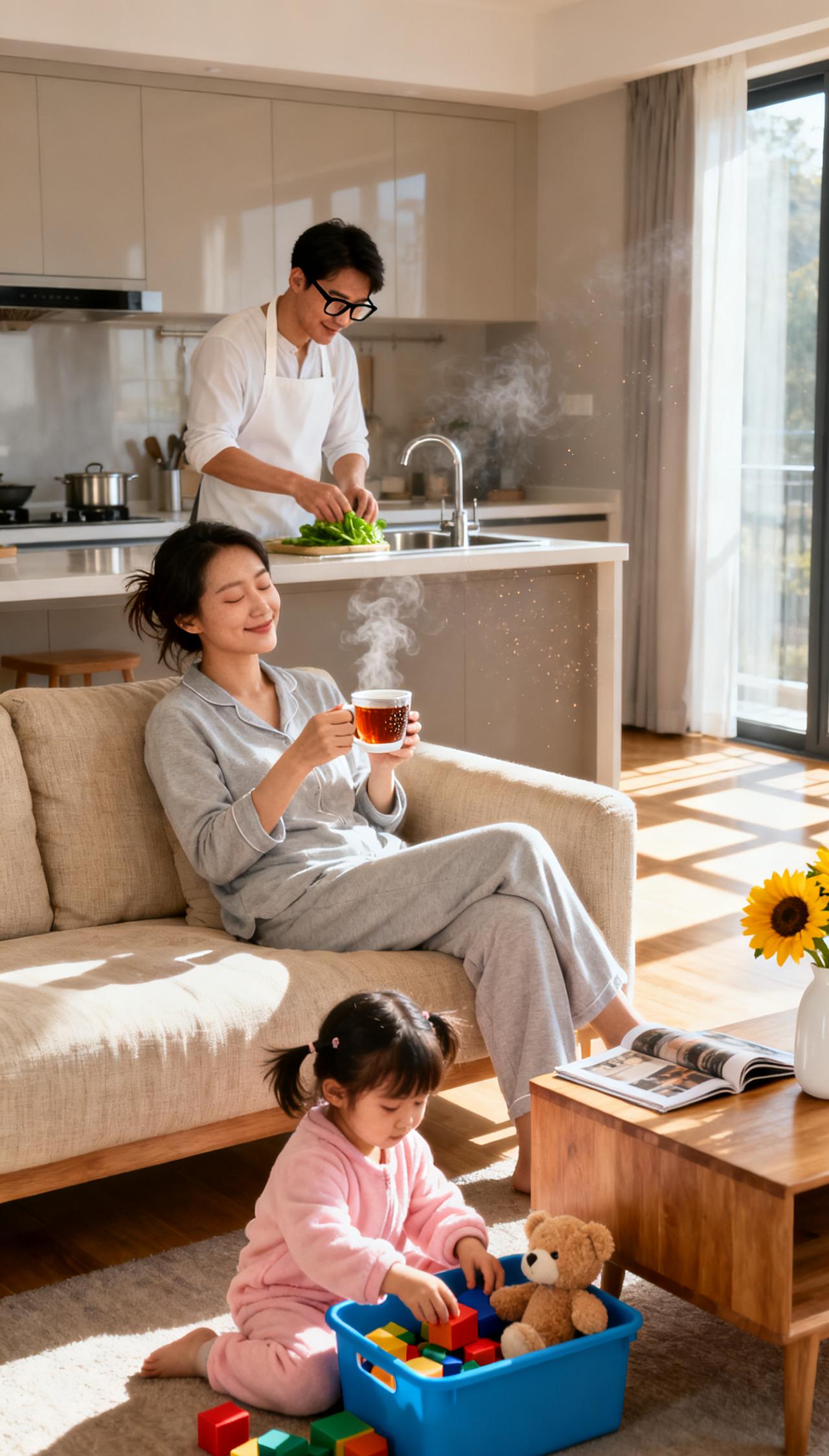 |情感当妈后，我终于学会了“不及格”深夜两点，哄睡完二宝，看着镜子里那