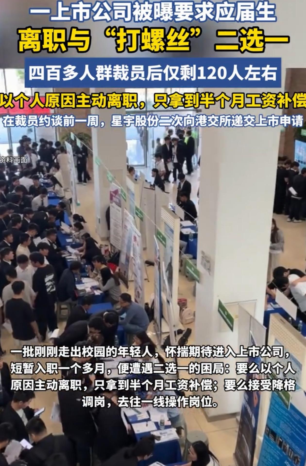 这不是坑人吗？江苏常州，两百多名应届生毕业后去了上市大公司，可刚干没多久公司就要