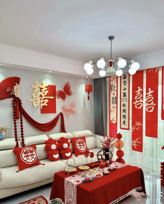 今天会亲家，就是和准儿媳父母坐一起商讨俩孩子结婚事宜，去的时候提心吊胆，亲家当场