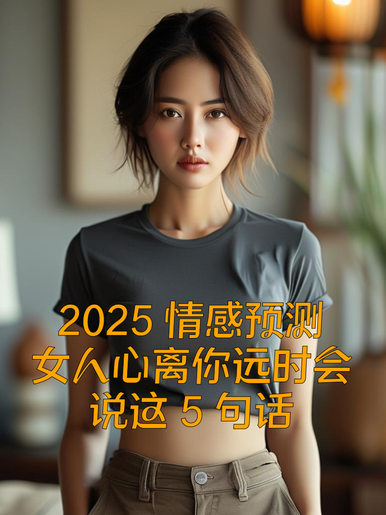2025情感预测：女人心离你远时会说这5句话