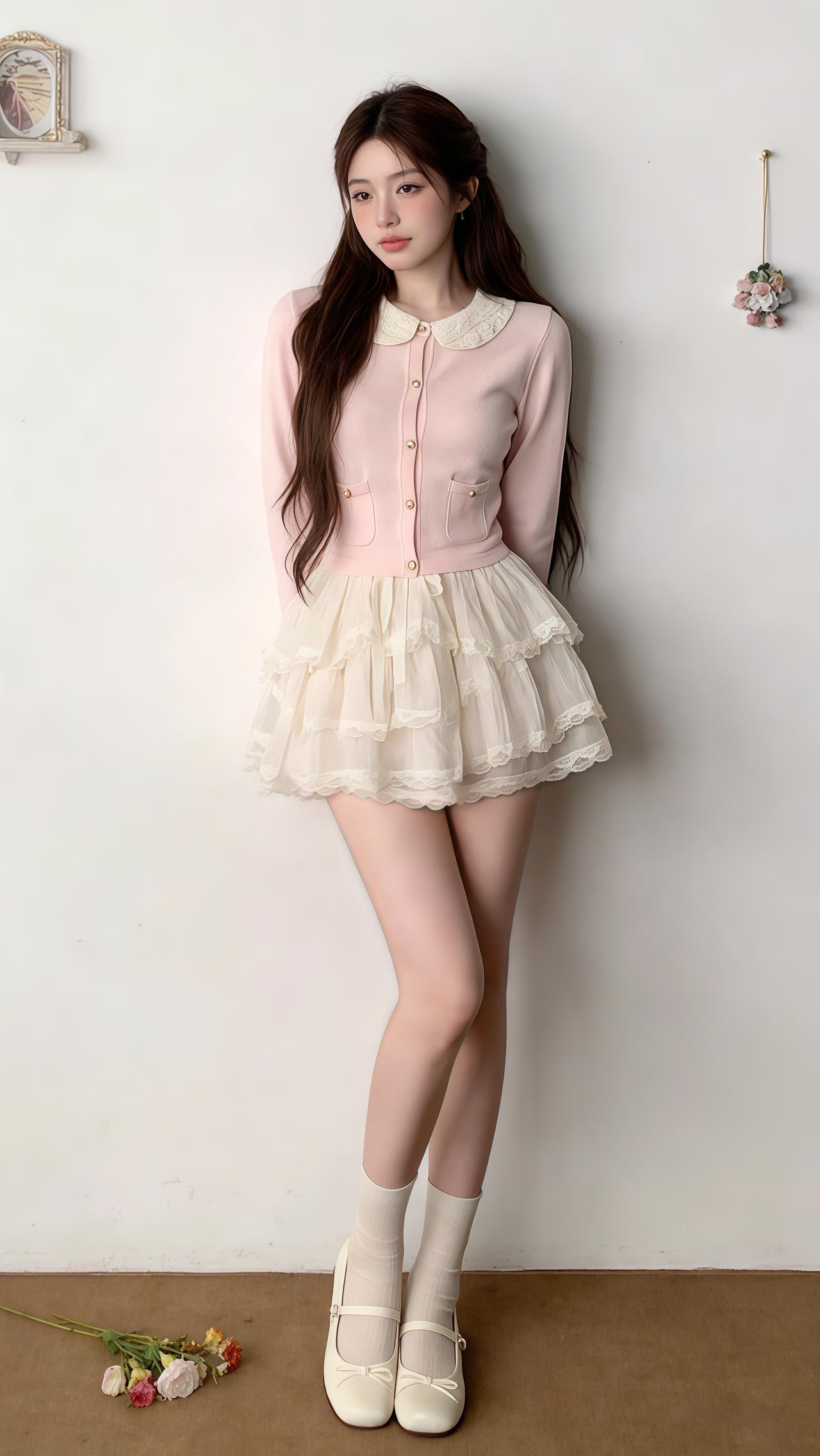 高级感穿搭，温柔风穿搭。甜美小仙女的穿搭