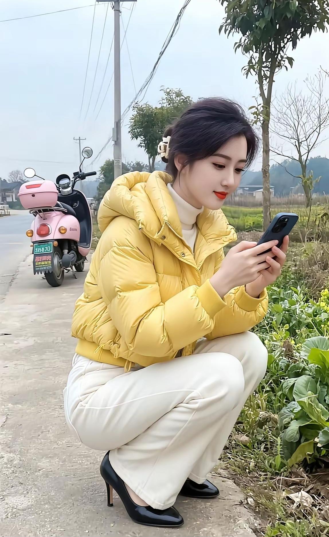 轻纱拂面，春意盎然。