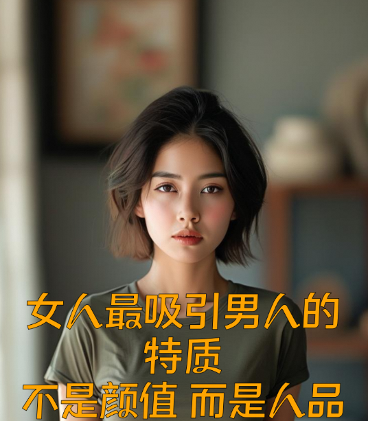 女人最吸引男人的特质，不是颜值，而是人品