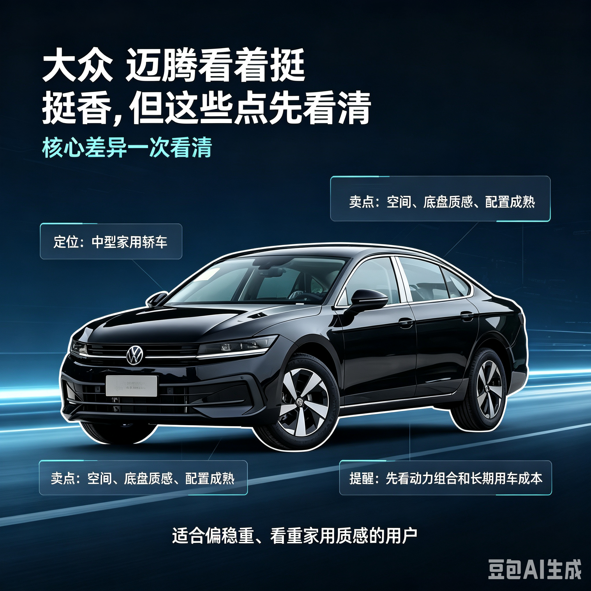 迈腾看着挺香，这些点先看清