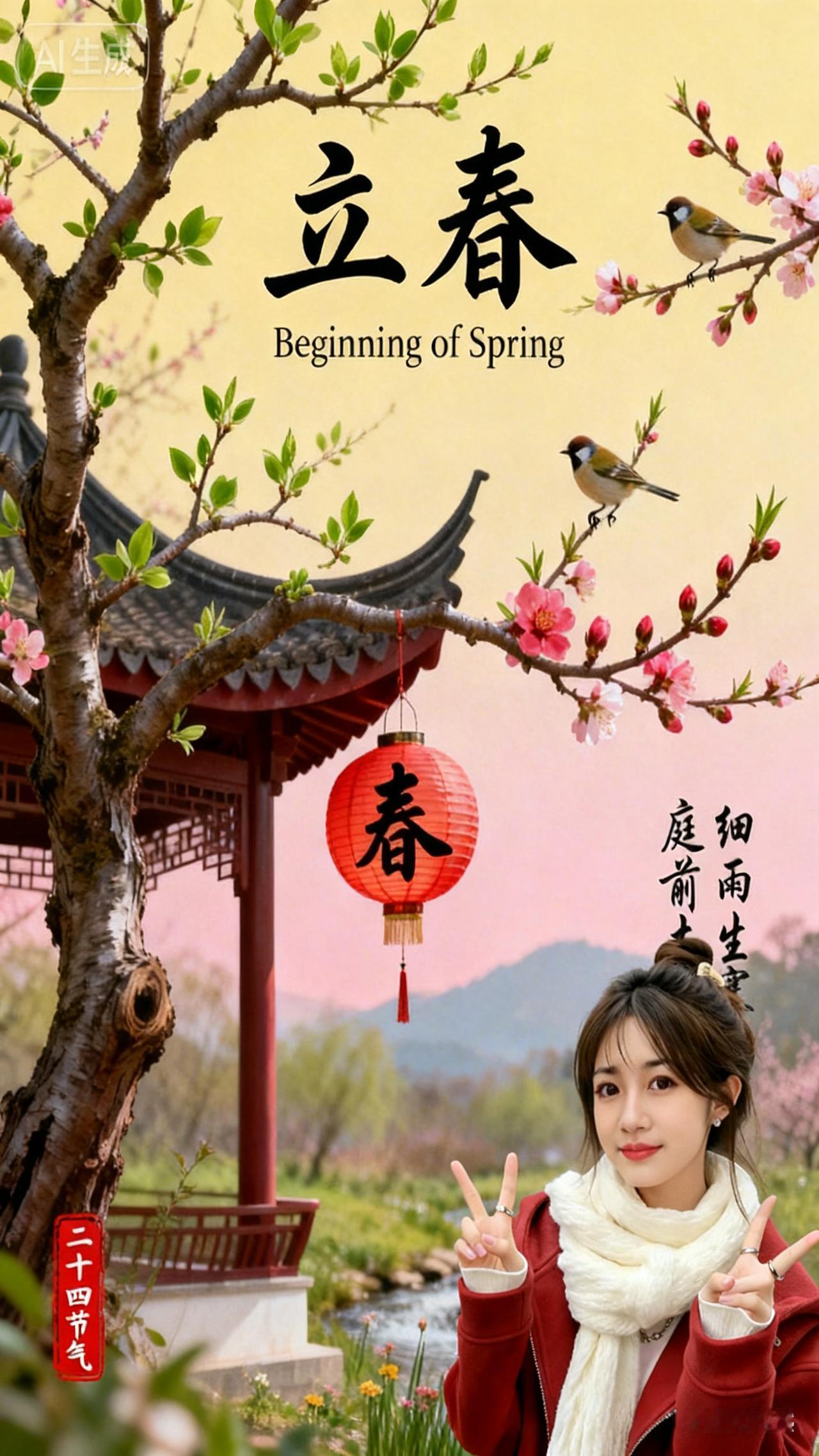 立春一到，那真是万物都跟打了鸡血似的开始复苏，到处一片春意盎然的景象。小草偷偷从