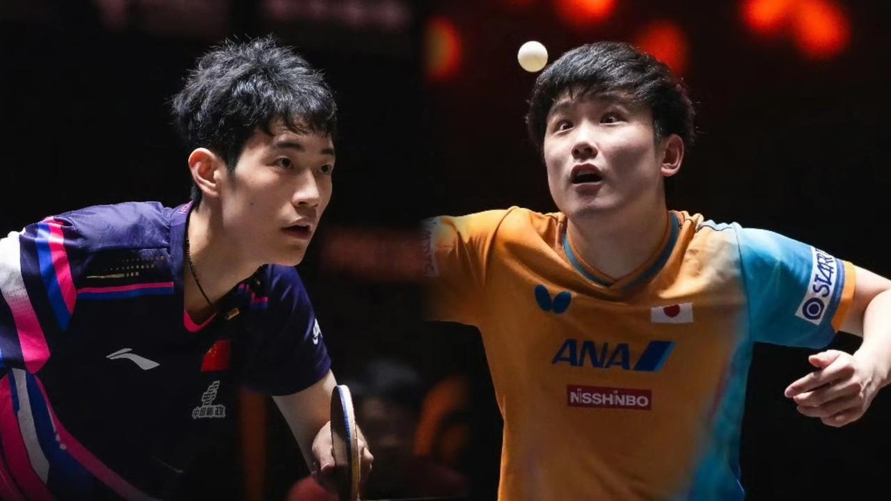 有谁注意到：张本智和看到陈俊菘那一刻，他“怔住”了！张本智和新加坡大满贯，首