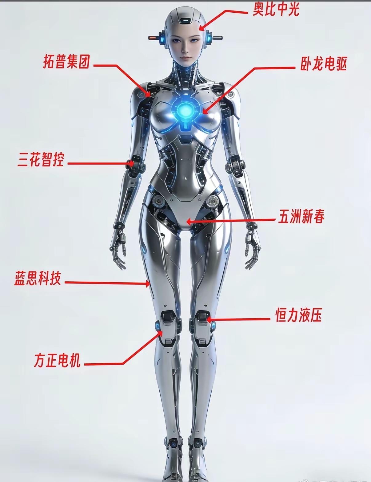 春晚国产机器人又火了。其实不止国产机器人，特斯拉的人形机器人也大量用了国产供应链
