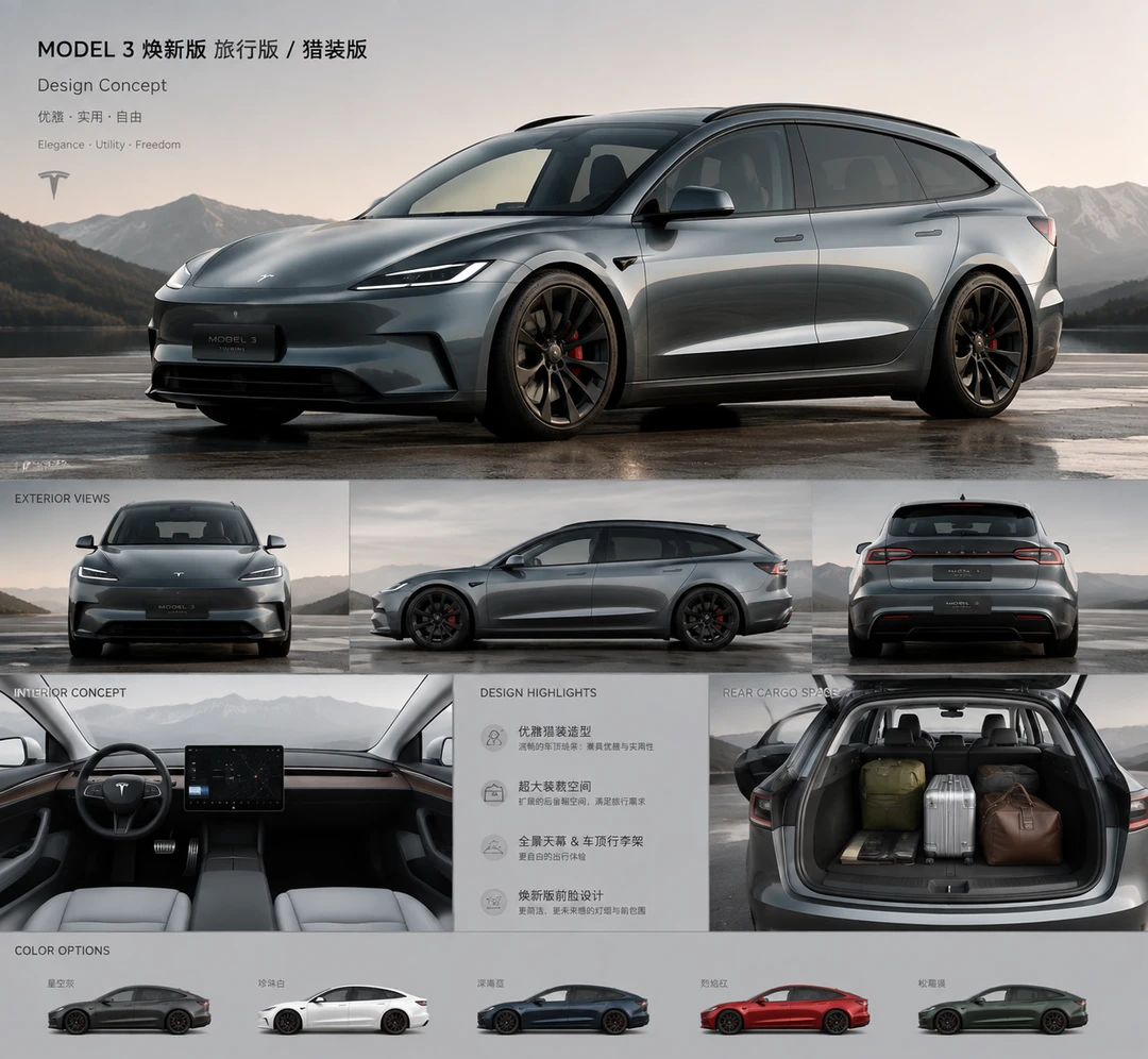 ModelY都L了，Model3不T一个吗