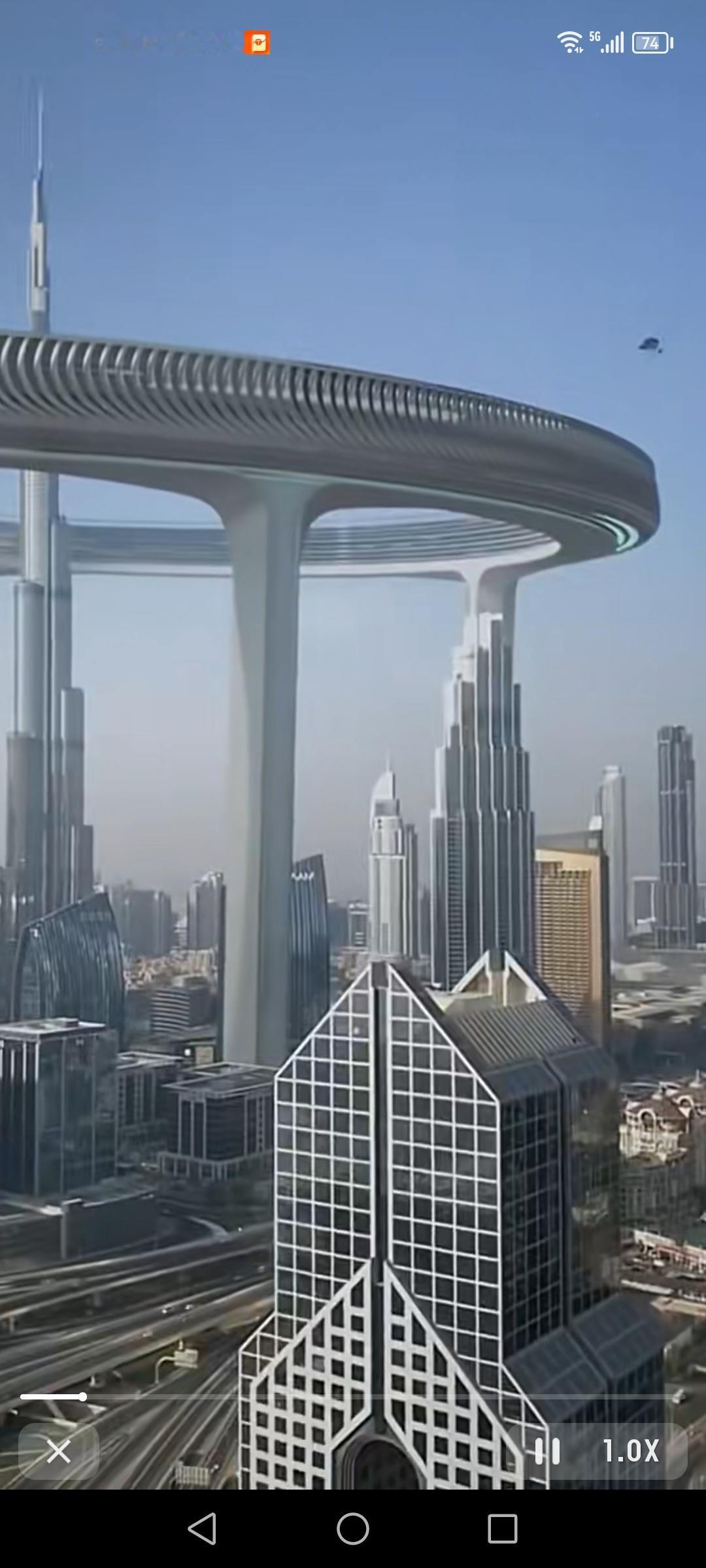 中东明珠，那奢华建筑真的让人惊叹到纸醉金迷。就拿迪拜的哈利法塔来说，它高达82