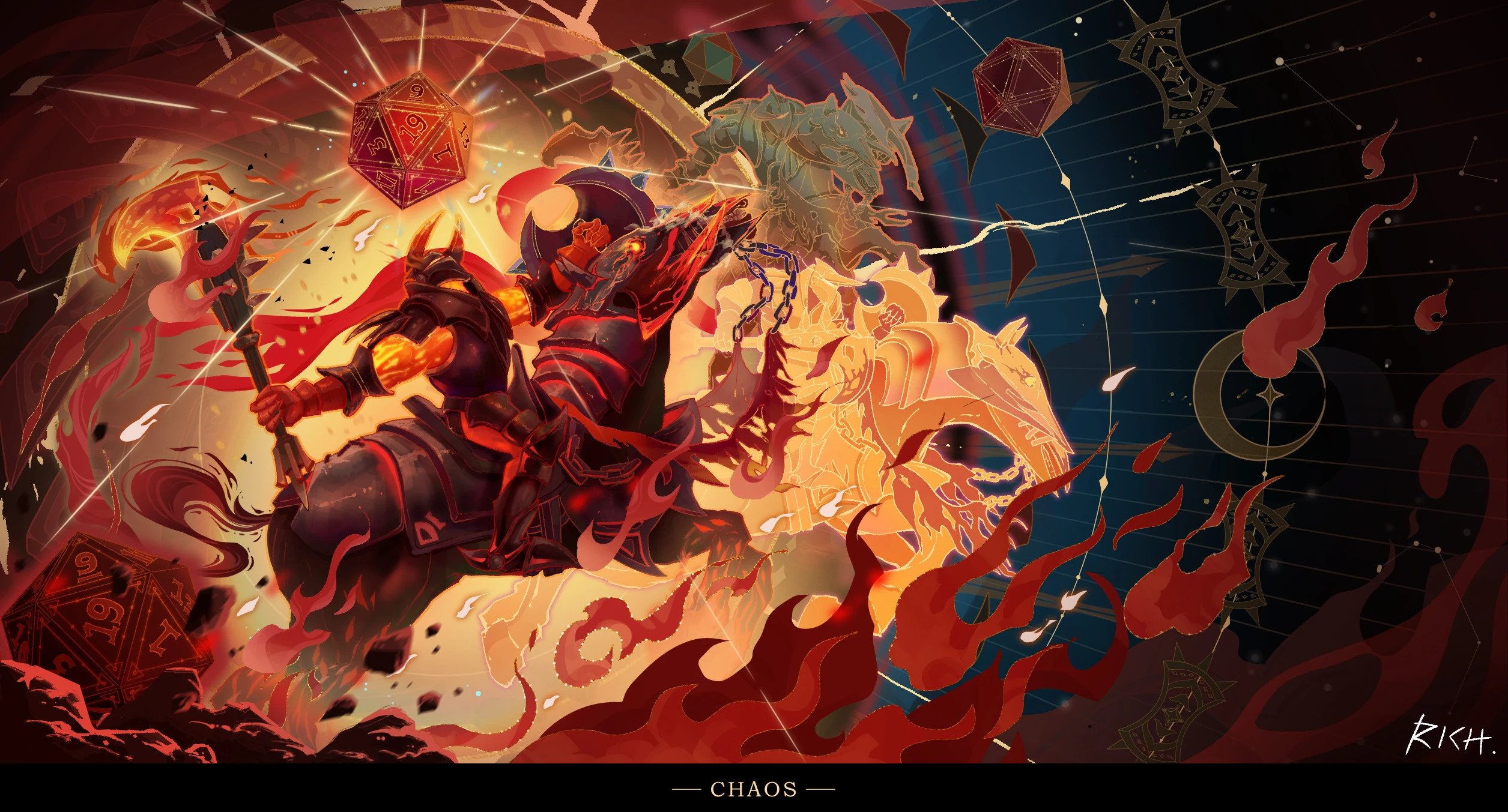 刀友画师画的CK，非常有气势！dota2dota2美图DOTA2
