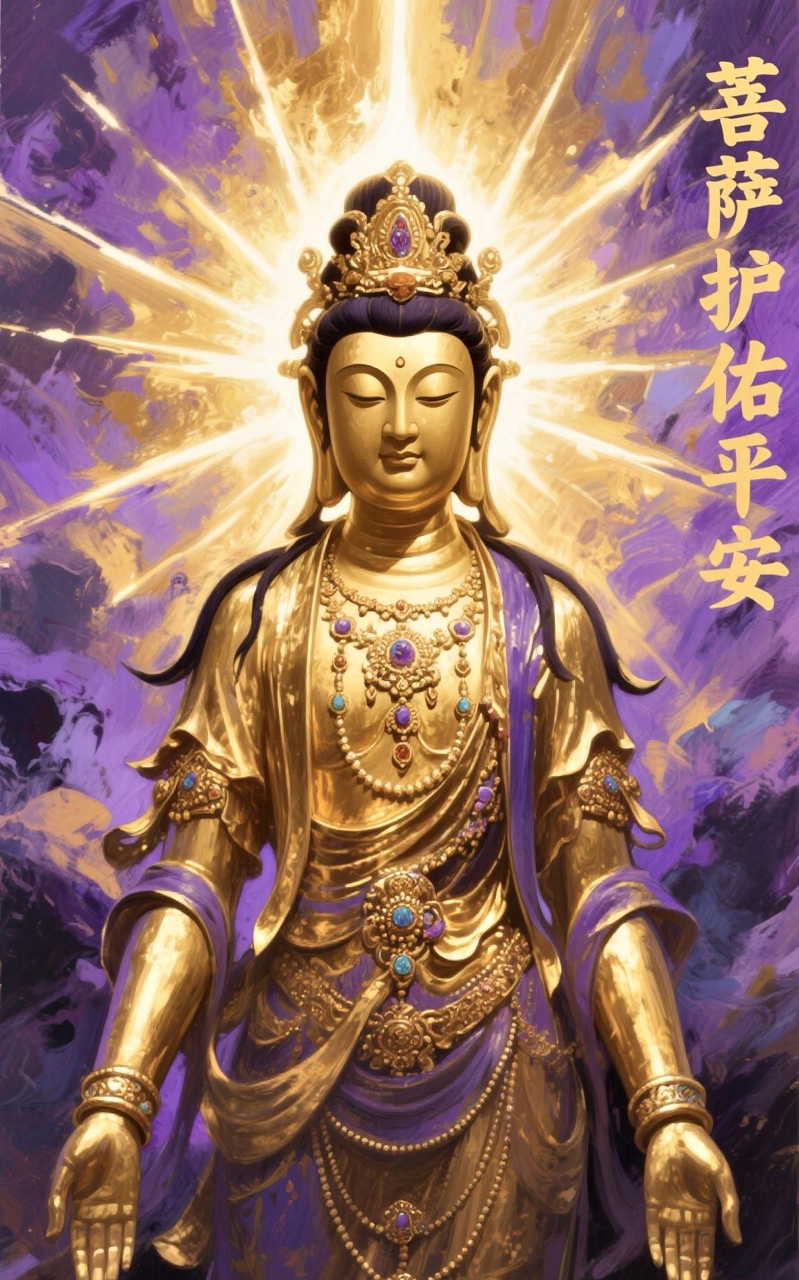 快接“叩拜”菩萨，今虔诚祈愿，赐我及家人身体康健，远离病痛侵扰；事