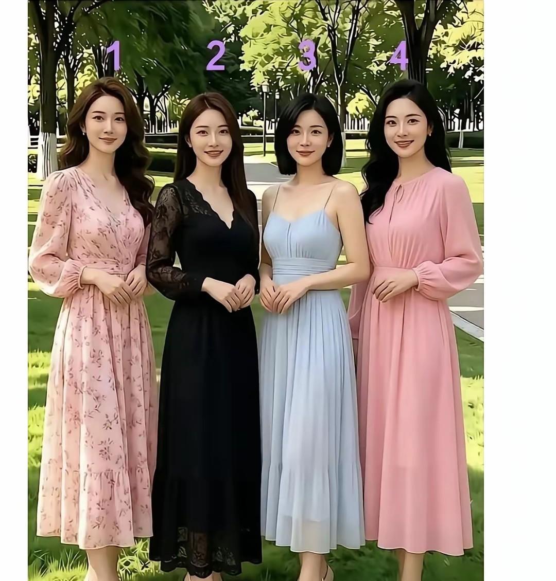 这四位美女中，哪一位美女长在了你的审美上呢？如果彩礼都是10万，你会选择谁？