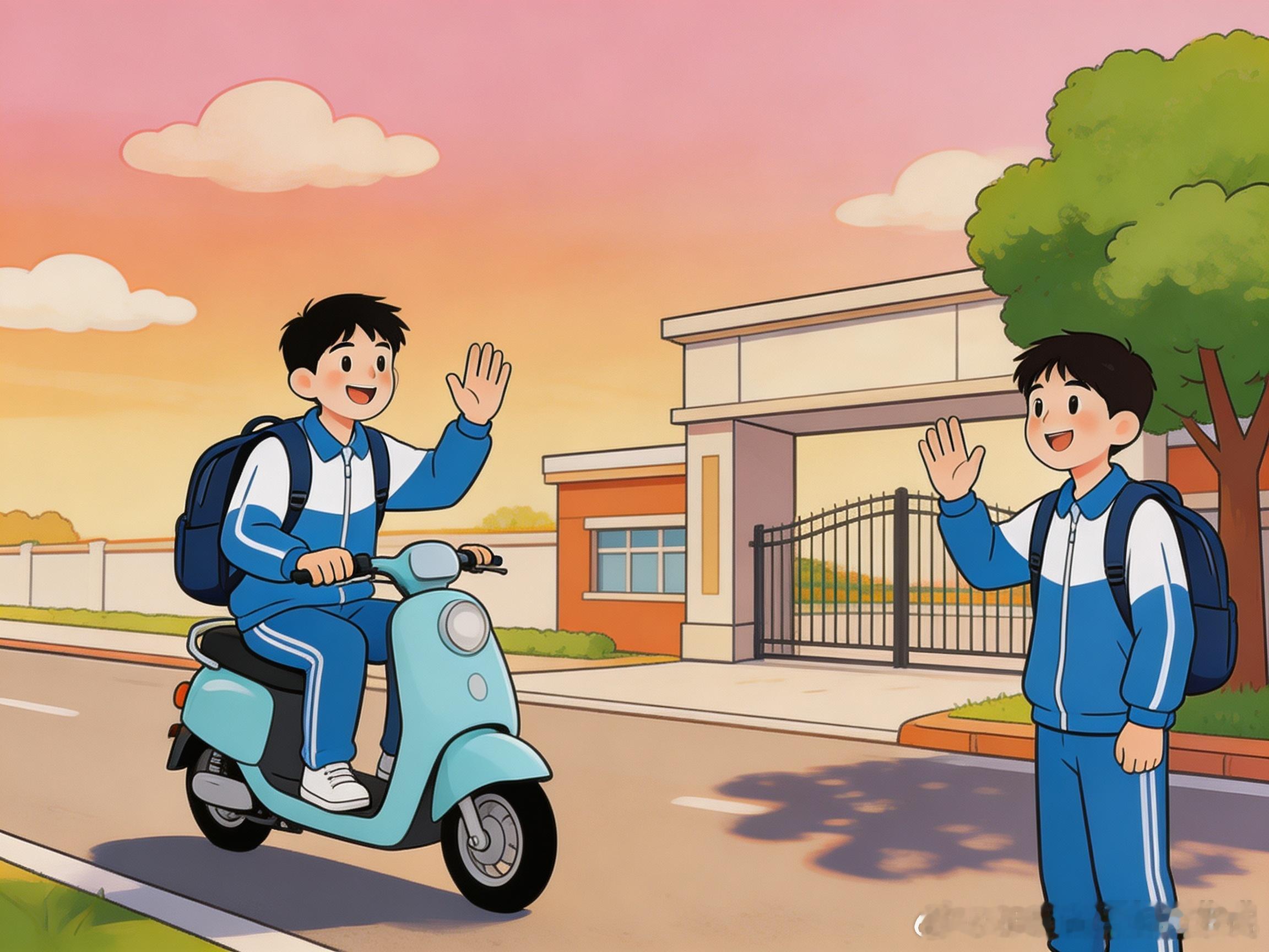#鄂检新闻#【校园里的那场意外，以“和好”收尾】在校学生张三骑电动车时因分心与同学打招呼，不慎撞倒同