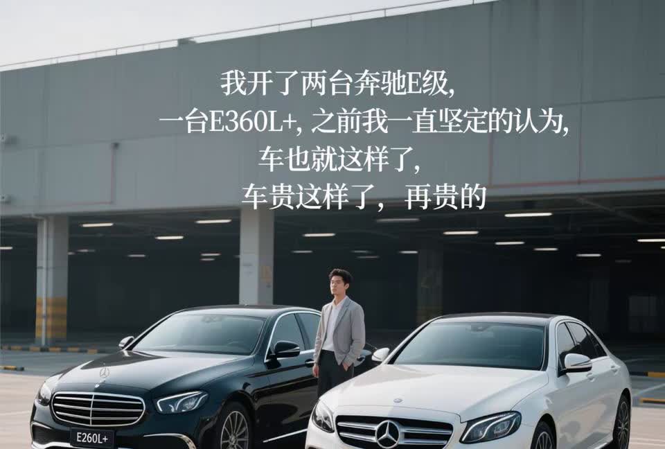 奔驰的E级和S级有什么区别？E我开了两台，一台E260L+，一台E300L+