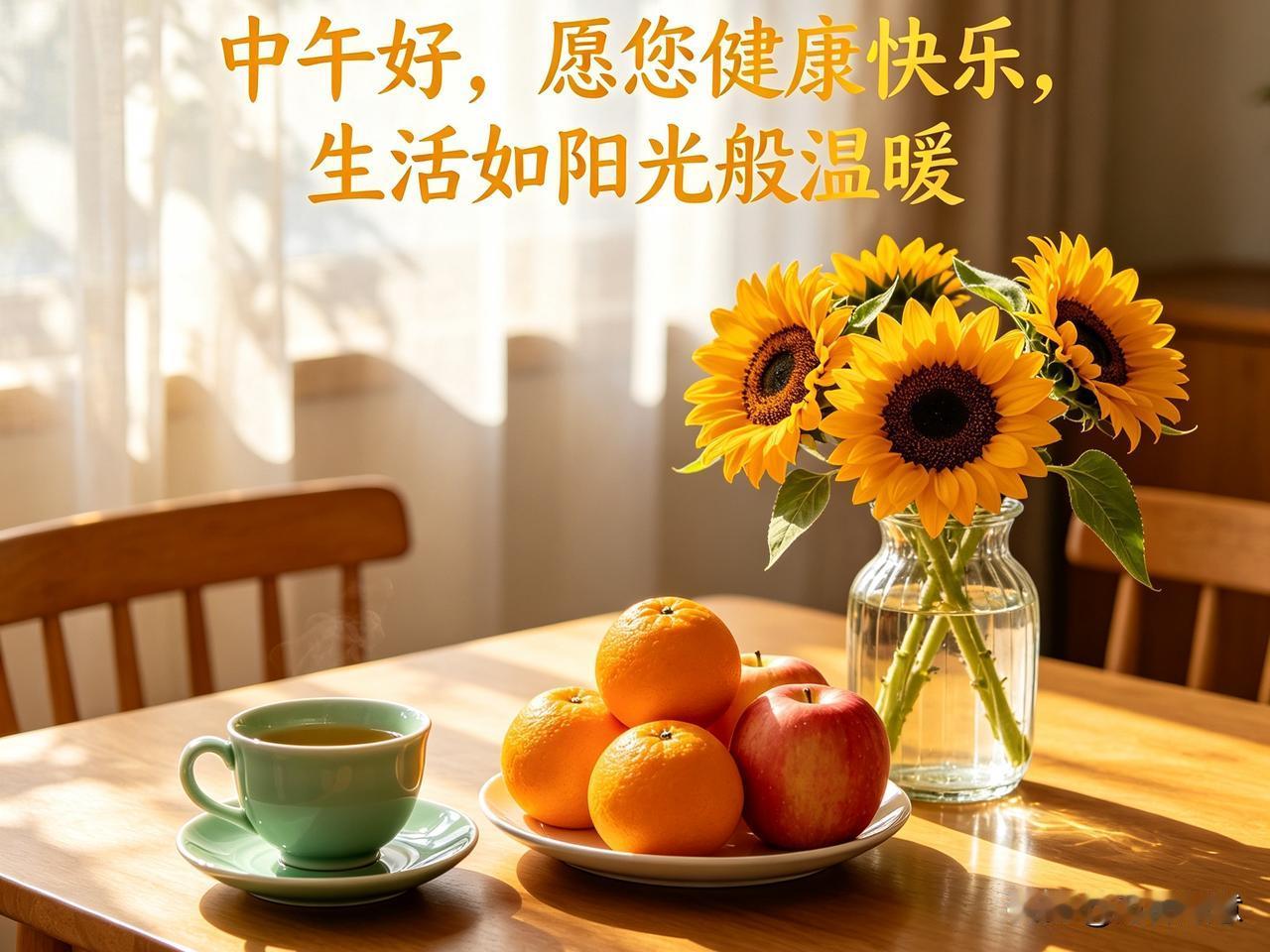🌼🌼朋友中午好，暖心送祝福🌼🌼朋友，中午好☀️人生最好的状态