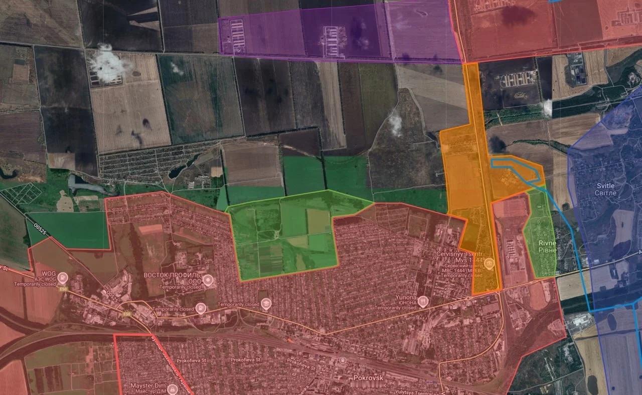 Kalibrated俄乌地图11.12P1.俄军抵达红军城北部郊区P2.俄军已