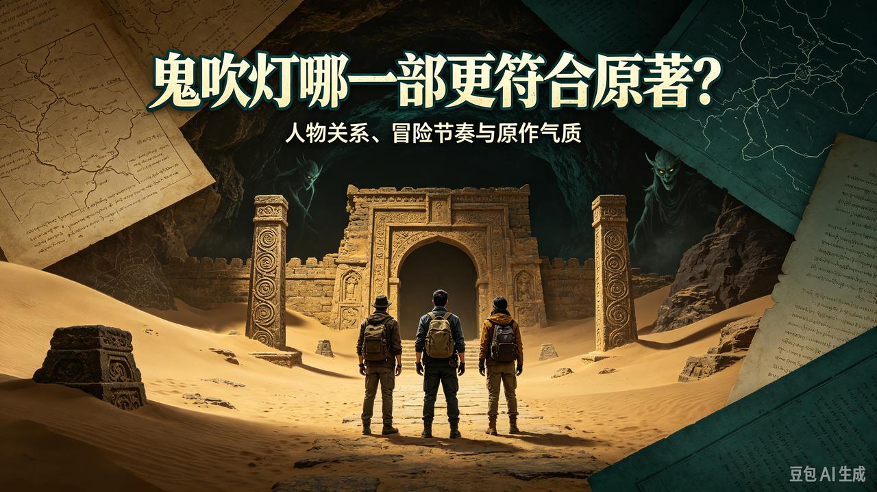 如果只论小说原作，《鬼吹灯》的核心并不只是“盗墓”，而是三位主角的组合、冒险过程