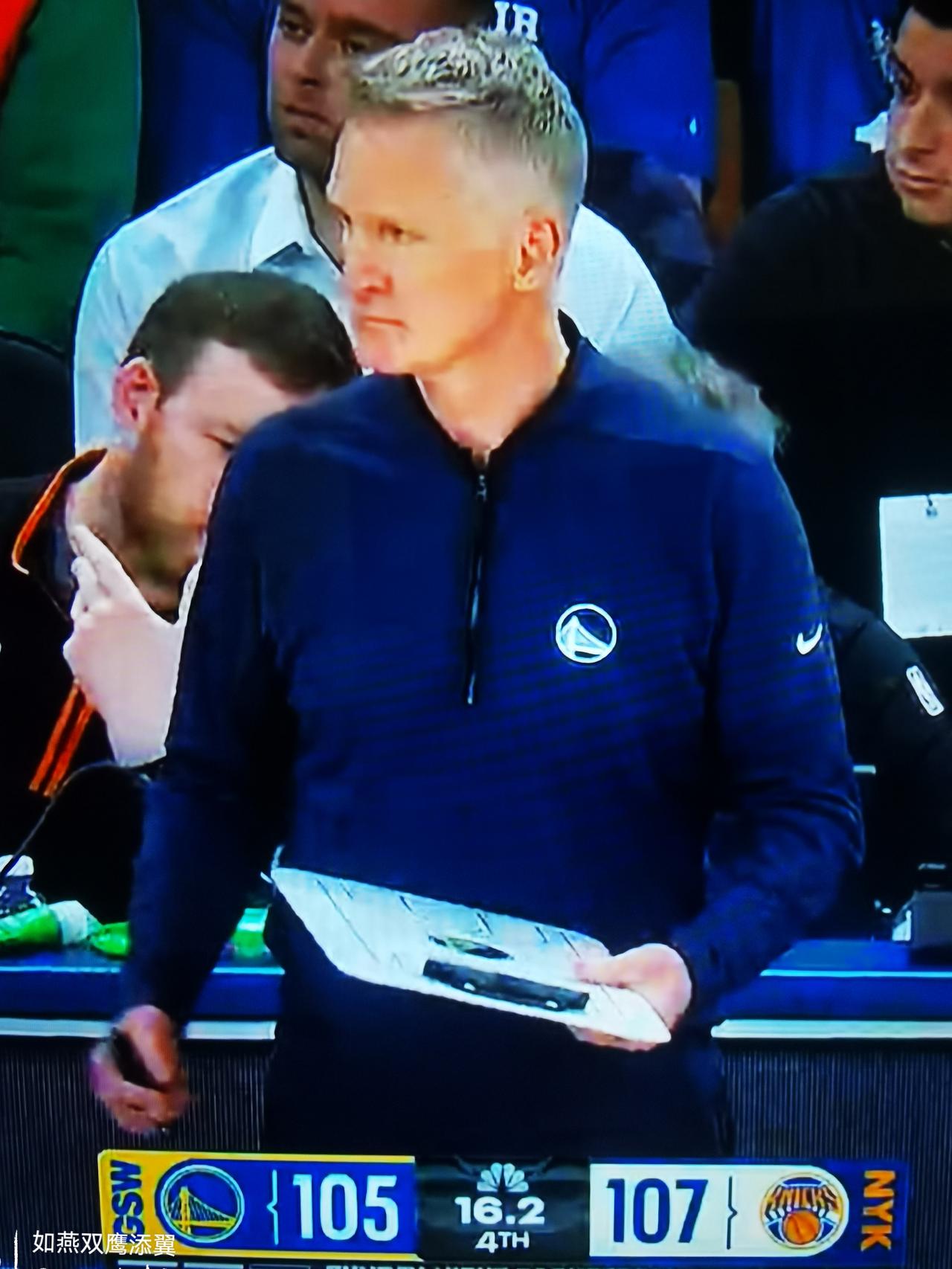 手里有粮和没粮的区别勇士客场107-110，输给尼克斯。科尔