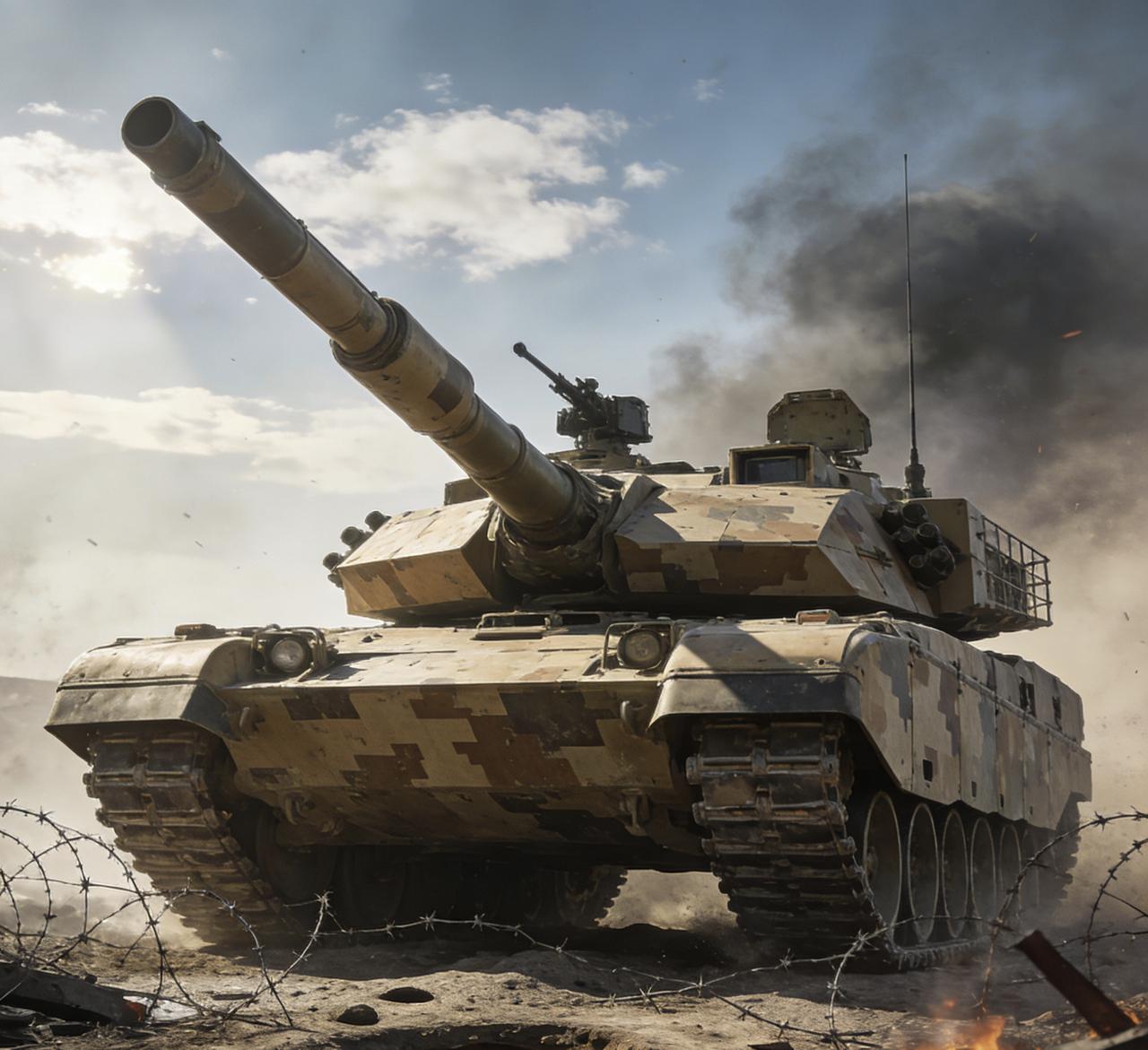 美：阿中，你们卖给泰国的VT4坦克打了200发就报废了？什么破坦克？这质量也好意